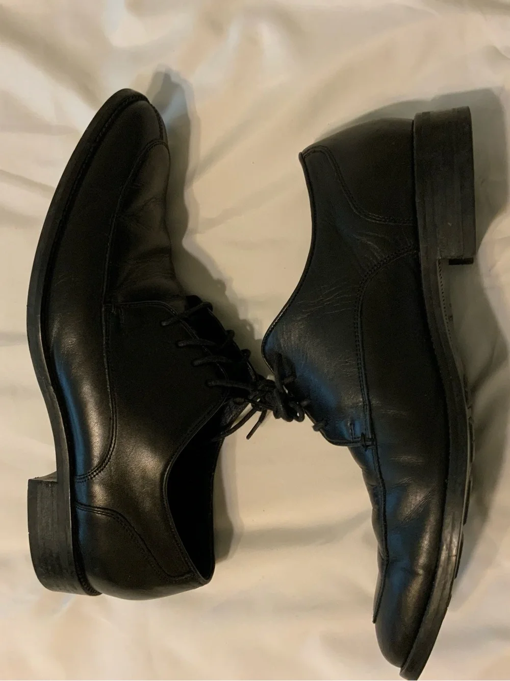 Cole Haan Lenox Hill Split Toe Oxford Shoes Mens Size 9M Black Leather